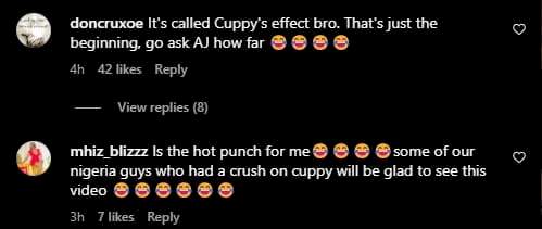 Reactions as Dj Cuppy's husband quits match after a blow to the face in first round