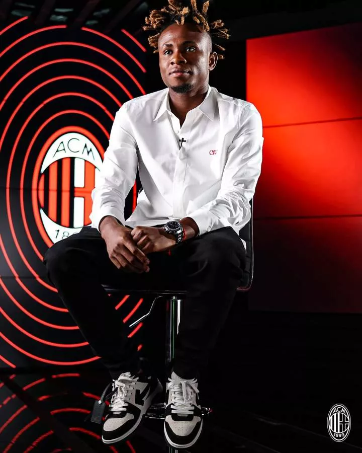 AC Milan confirm signing of Super Eagles winger Samuel Chukwueze on deal until 2028