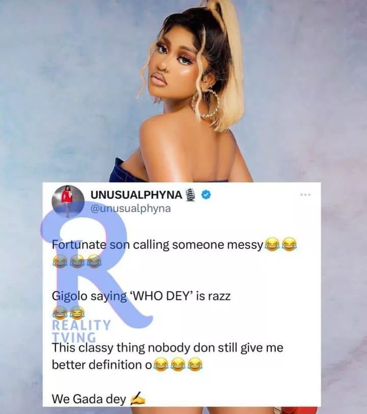 'Fortunate son calling someone messy' - Phyna lashes out at Kiddwaya for saying they need 'cool-headed' winner this year