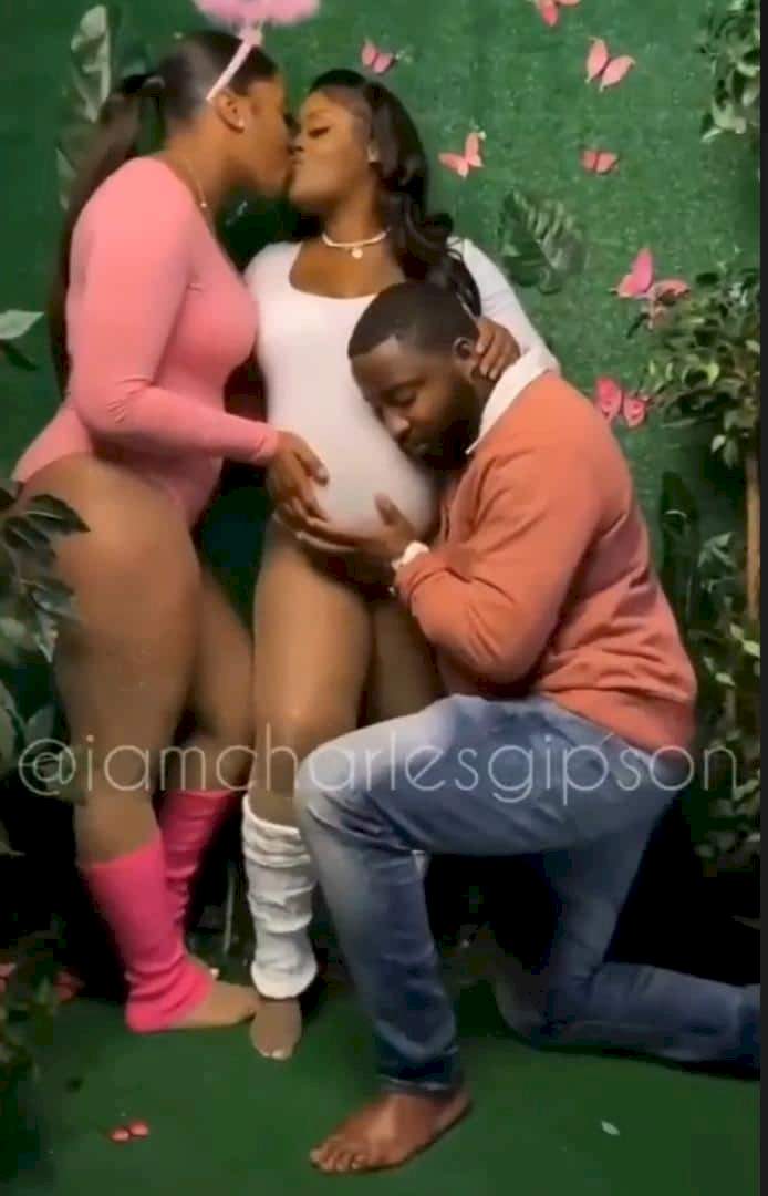 Confusion as family roll out pregnancy photo shoot (Video)