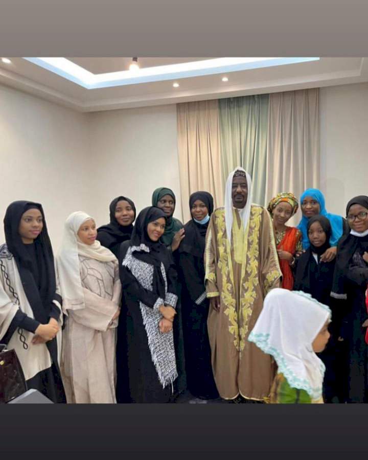 Former Emir of Kano, Sanusi at the naming ceremony of his newborn daughter in Saudi Arabia (photos)