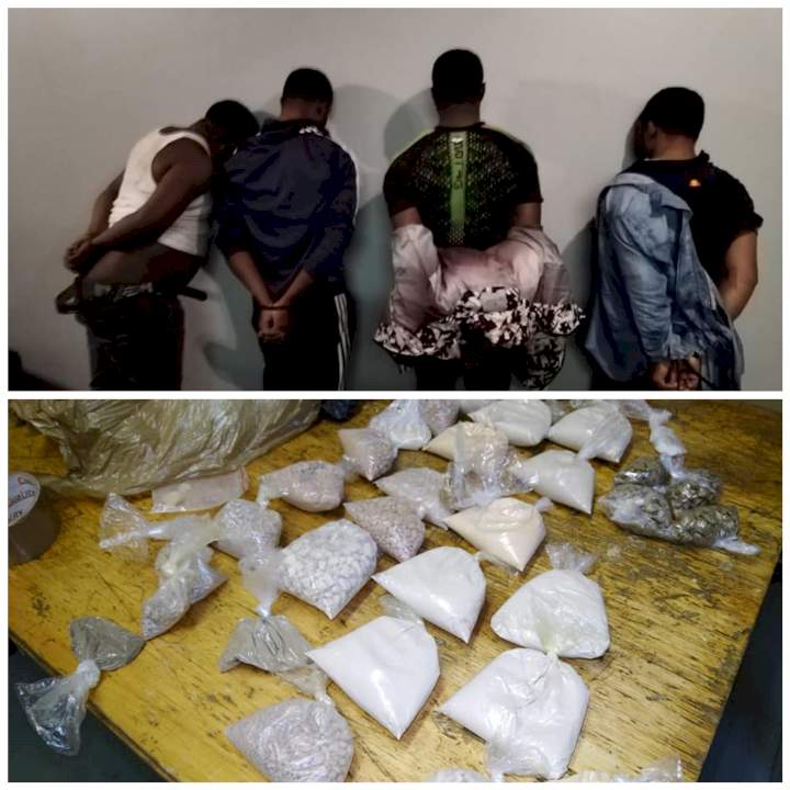 Five Nigerian nationals arrested with drugs in South Africa
