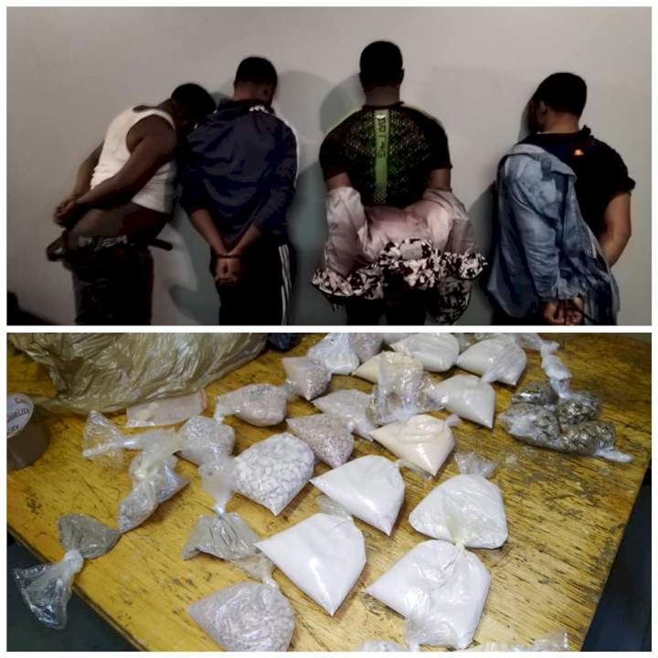 Five Nigerian nationals arrested with drugs in South Africa 