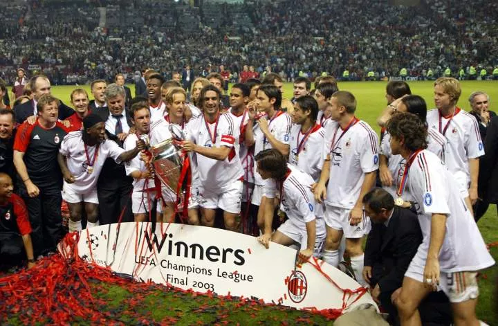 AC Milan won the 2003 UEFA Champions League final against Juventus