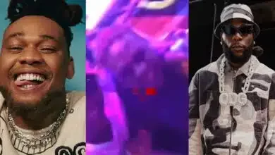 "I no go bath again in my life" - BNXN declares after touching Burna Boy at his concert in throwback video