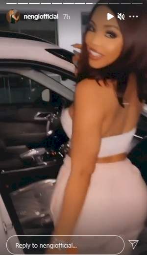 Reality star, Nengi splashes millions of naira to acquire a Range Rover (Video)