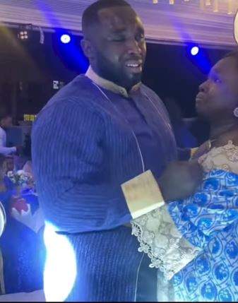 "Big baby" - Reactions as groom shed tears during mother-son dance at his wedding (Video)
