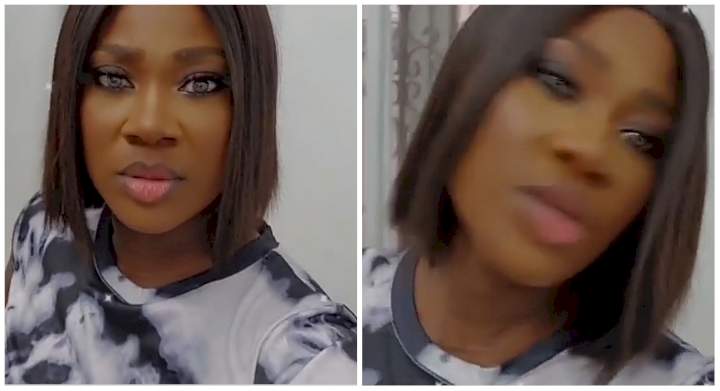 "Bad belle people will say na empty room and the echo help me" - Mercy Johnson says as she sings in new video