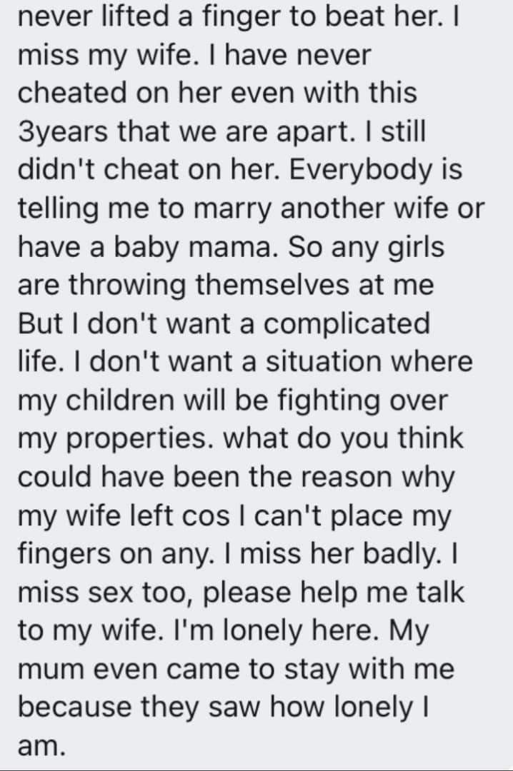 'I don't know what I did wrong' - Man cries out after wife moved out with his three children
