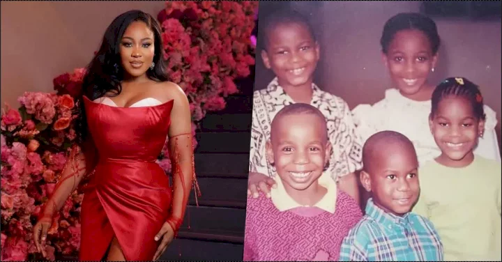 "Once a beauty, always a beauty" - Fans gush over Erica Nlewedim's childhood photo