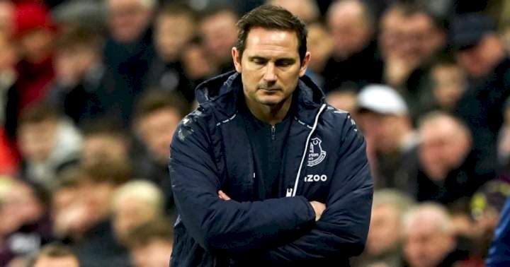 EPL: I'm disappointed - Frank Lampard breaks silence after his sack as Everton boss