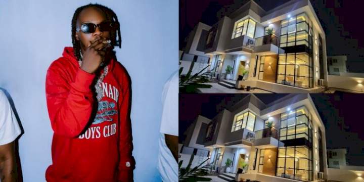 Singer, Naira Marley acquires a palatial mansion in Lekki, Lagos (video)