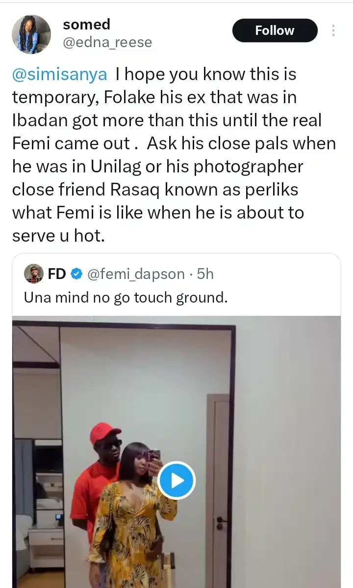 'This is pure hate' - Lady slams female Twitter user who publicly said her boyfriend will treat her bad just like he did his exes