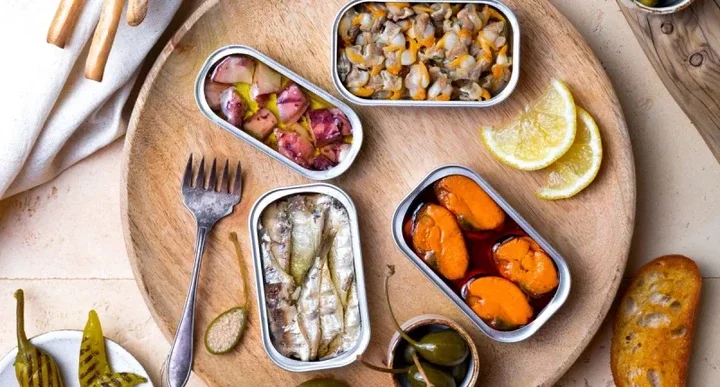 tinned fish tapas style charcuterie