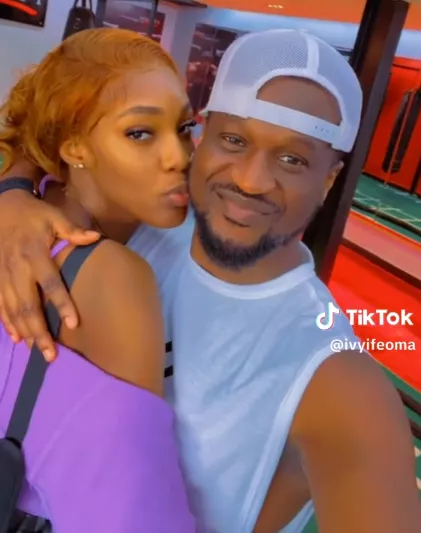 Ivy Ifeoma shares sweet moments with Paul Okoye to appreciate him for always making her happy [Video]