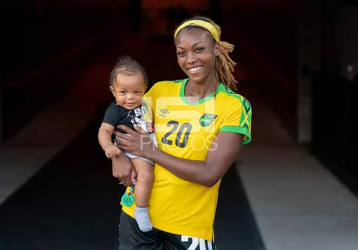 How female footballers balance football career with motherhood
