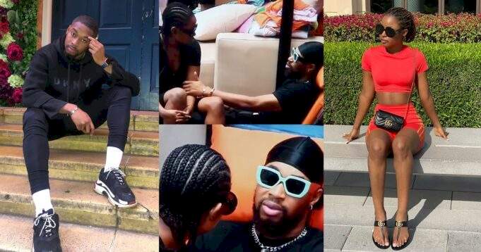 #BBNaija: Sheggz tells Bella he's having 'blue balls' from not having coitus for two weeks (video)