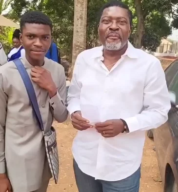 Pay them unscheduled visits - Actor Kanayo O. Kanayo advises parents as he pays his son a surprise visit in school (video)