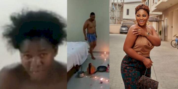 "It's the work of the devil so keep praying for your wife" - Reality TV star, Tega advises man who caught his pregnant wife in bed with a pastor