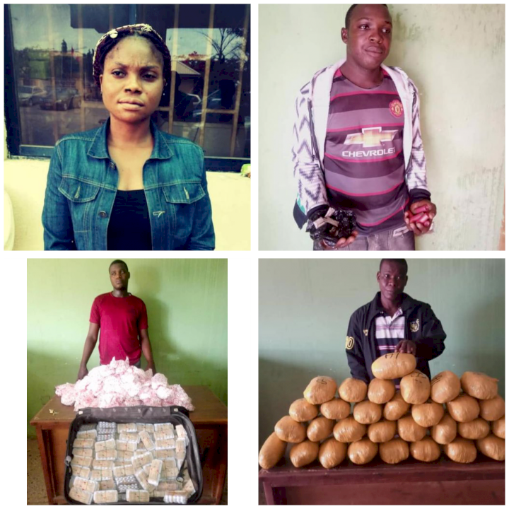 10 online drug traffickers arrested, 107kg cocaine seized as NDLEA launches fresh raids in Abuja