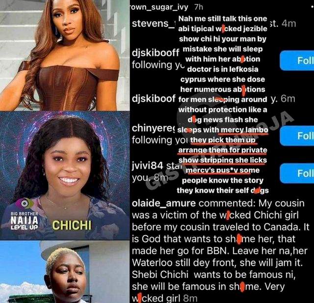 #BBNaija: Mercy Eke dragged into mess as Chichi is called out for vile acts in Cyprus