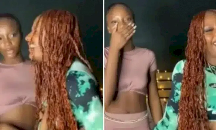 "Show belle dey una blood"- Video of Ayra Starr and younger sister causes stir online