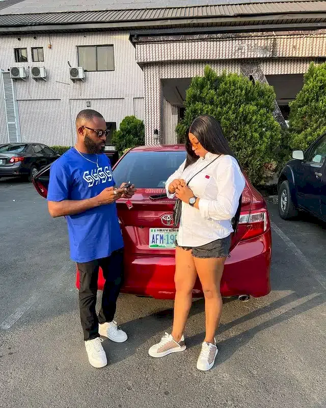 'Men move on quickly' - Speculations as Tega Dominic's ex-husband steps out with mystery woman