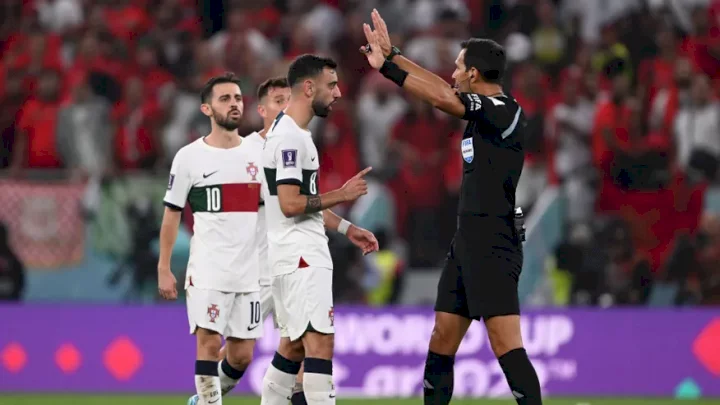 Bruno Fernandes condemns choice of an Argentine referee in Portugal's quarterfinal match against Morocco