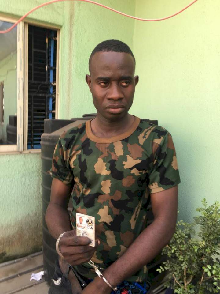 Fake soldier with CIA card arrested in Edo