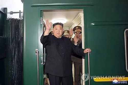 Kim Jong-un arrives in Russia on bulletproof train for meeting with Putin