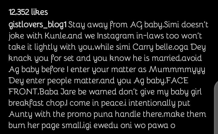 “While Simi carry belle oga dey nack you for set” – Adekunle Gold accused of cheating on his wife, Simi