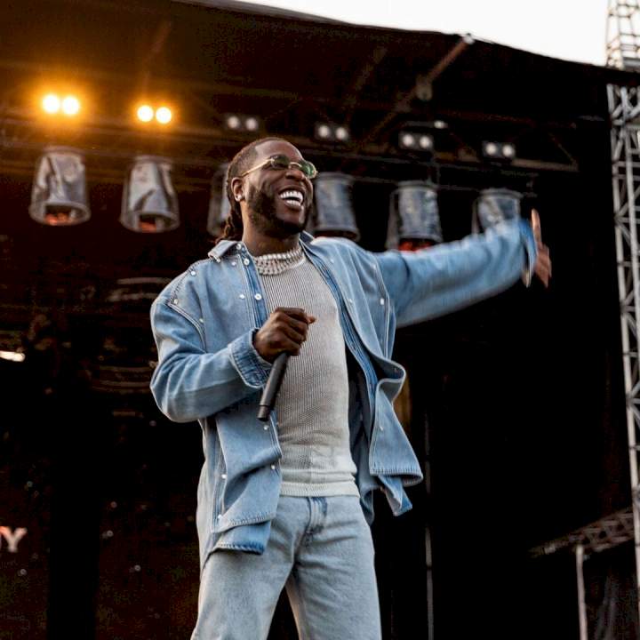 Burna Boy shows off excitement as he receives Grammy wristwatch (Video)