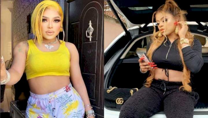 'You are broke because you have insulted your helper' - Bobrisky tells trolls