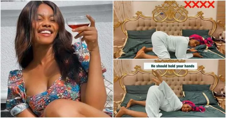 Janemena causes stir as she takes ladies through lesson on how to give their men memorable bed experience