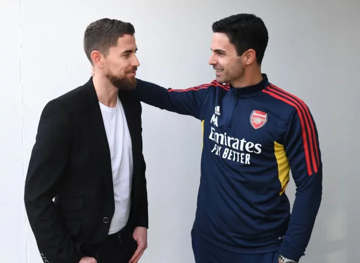 'He worships details!' - Arsenal star Jorginho compares Mikel Arteta to former Chelsea manager Maurizio Sarri