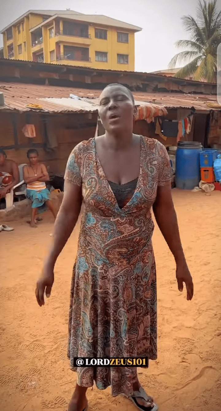 Nigerian woman collapses as skit maker surprises her with N2 million (Video)