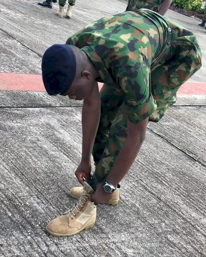 Cute Abiola officially quits Navy to pursue his dreams