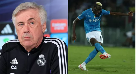 'One of the best strikers'- Ancelotti explains why Real Madrid did not sign Osimhen
