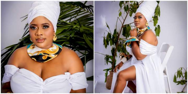 "The world is my stage" - Nollywood actress Queeneth Agbor stuns in adorable birthday shoot