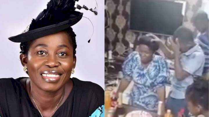 "You shall not die" - Watch throw back video of late singer Osinachi Nwachukwu's kids praying for her during her last birthday celebration (Video)