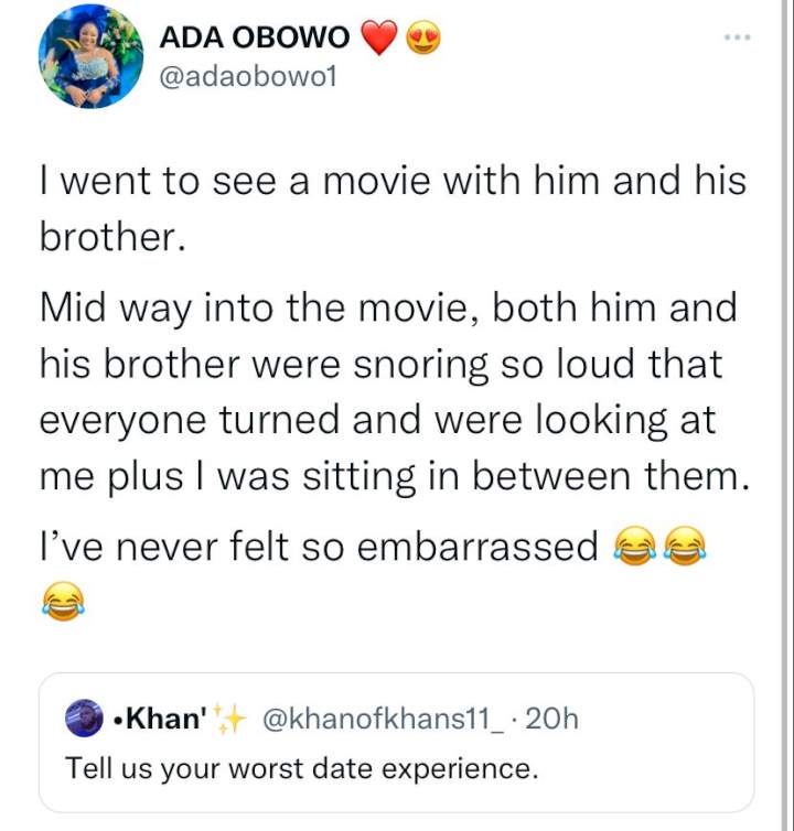 Twitter users share their worst date experience with the opposite sex and they are hilarious!