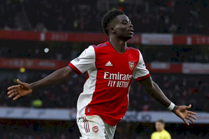 EPL: Saka to become top earner at Arsenal as club offers him £200,000/week deal