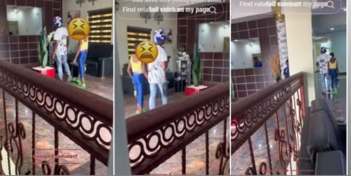 Young boy spotted lodging with underage girl in hotel, netizens fume (Video)