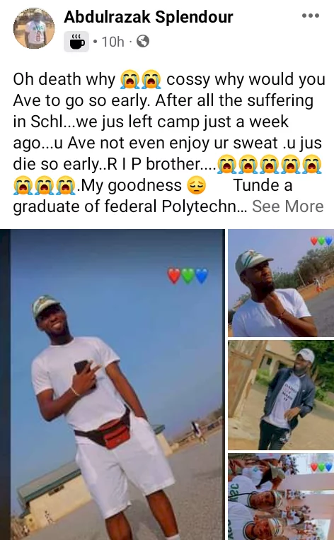 Corps member slumps and dies while watching football match at orientation camp in Kebbi