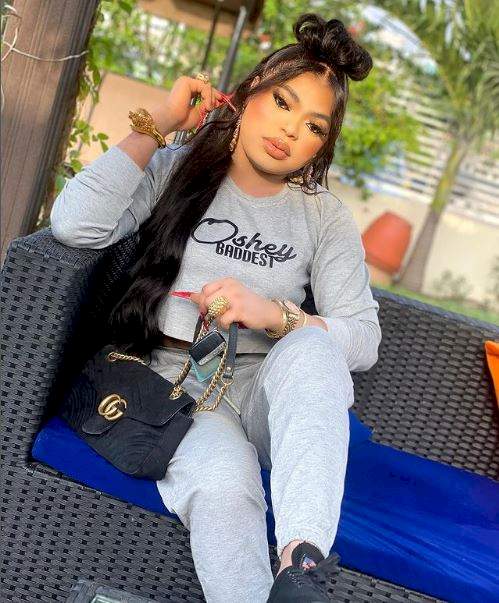 'See mouth like funnel' - Bobrisky's appearance in leaked video get tongues wagging