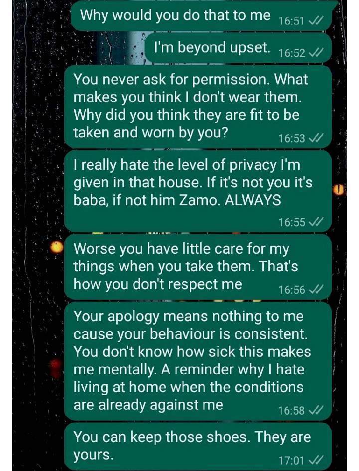Lady goes berserk, lambasts mum after she took her Nike Sneakers without her permission