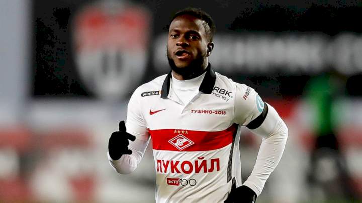 Why Spartak Moscow are eager to sell ex-Chelsea star, Victor Moses to EPL club