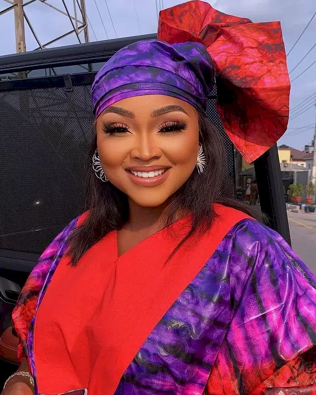'She tried to throw a bottle at me, but it hit somebody else' - Mercy Aigbe shares her side of story after messy fight with Larrit