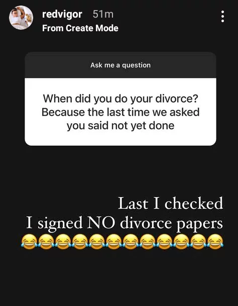 Last I checked I signed no divorce papers - Maureen Esisi reveals she and actor Blossom Chukwujekwu are not divorced