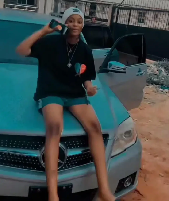 'Ladies stop wasting time billing boys, do yahoo' - Man says as he celebrates sister for buying Benz (Video)